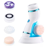 5 in 1 Electric Facial Cleanser Wash Face Cleaning Machine Skin Pore Cleaner Body Cleansing Massage Mini Beauty Massager Brush